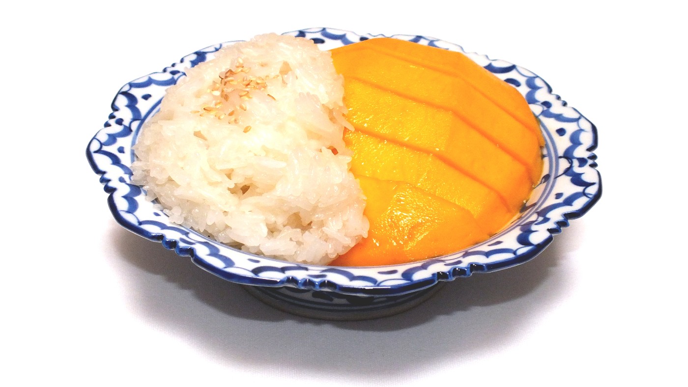 Order D6. Sticky Rice with Mango food online from Ruang Thai Restaurant store, Plano on bringmethat.com