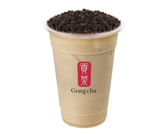 Order Oreo Black Tea Latte (鮮奶茶) food online from Gong Cha & Fuji Teriyaki store, Silver Spring on bringmethat.com