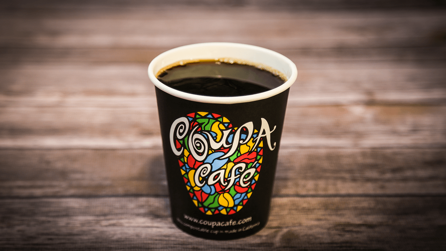 Order Small Drip Coffee food online from Coupa Cafe store, Stanford on bringmethat.com