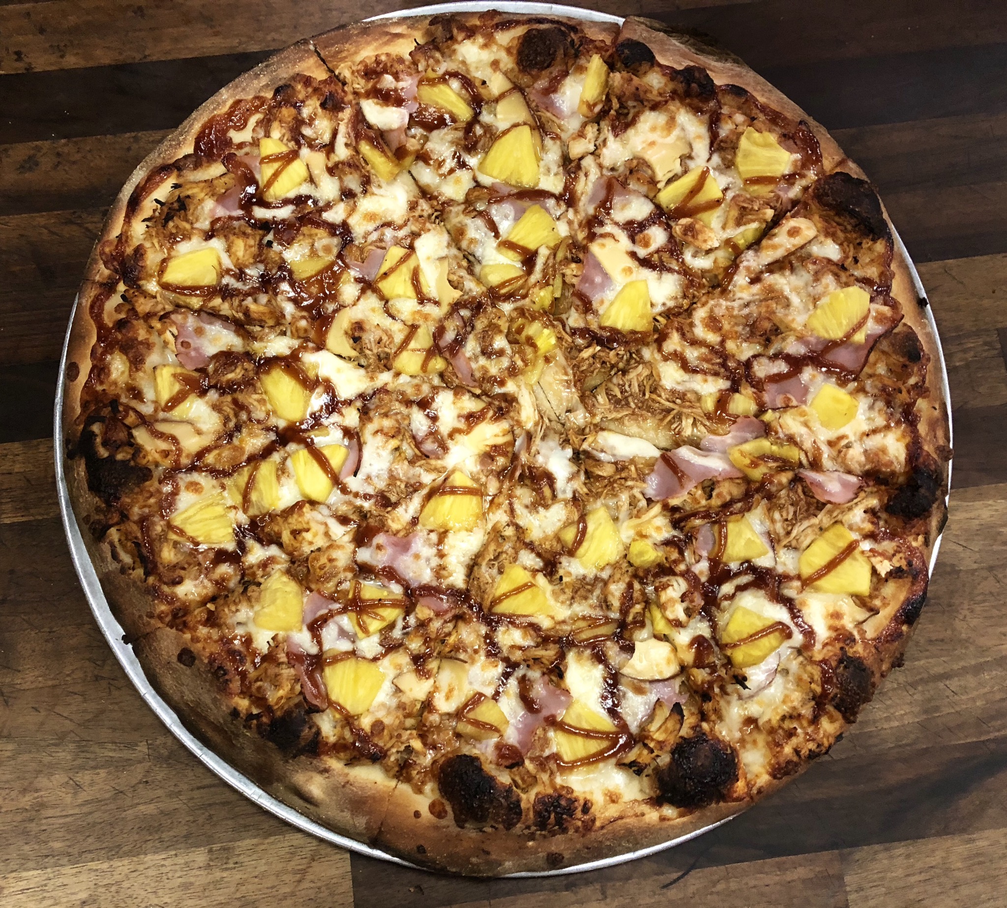 Order BBQ Chicken and Friends Pizza food online from La Befana store, Allston on bringmethat.com
