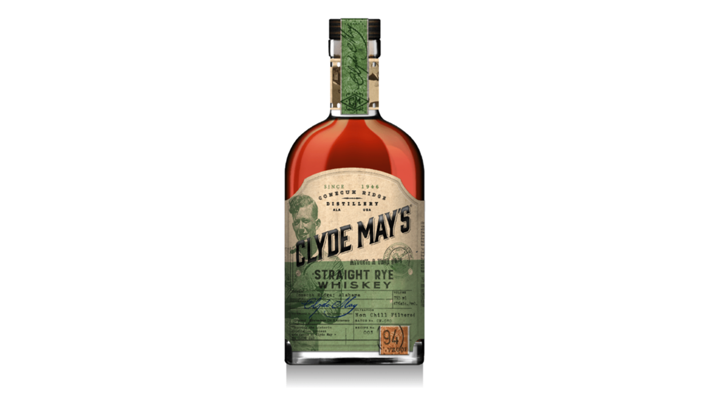 Order Clyde May's Straight Rye Whiskey 750mL food online from JR Food Mart store, Camarillo on bringmethat.com