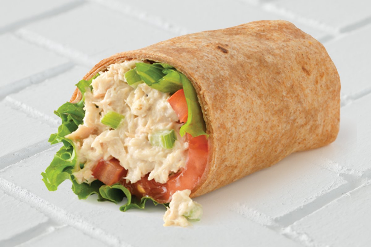 Order White Albacore Tuna Wrap food online from Manhattan Bagel store, Spotswood on bringmethat.com