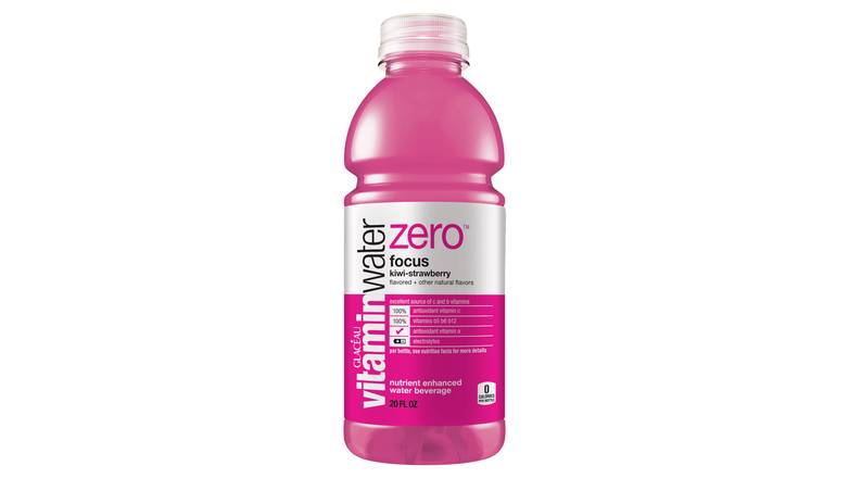 Order Vitaminwater Zero Focus, Electrolyte Kiwi-Strawberry Drink food online from Aldan Sunoco store, Aldan on bringmethat.com