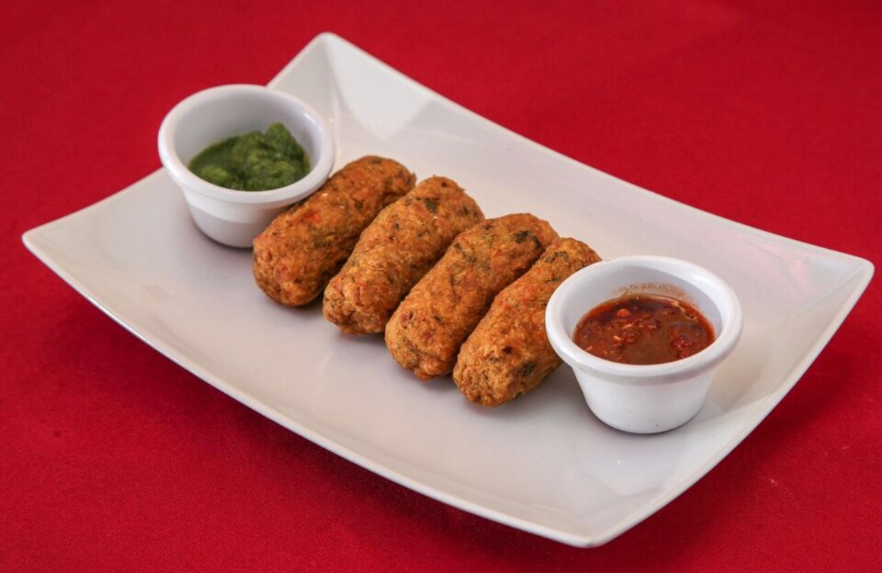 Order (5 pcs) Vegetable Cutlets food online from Great Indian Cuisine store, Santa Clara on bringmethat.com