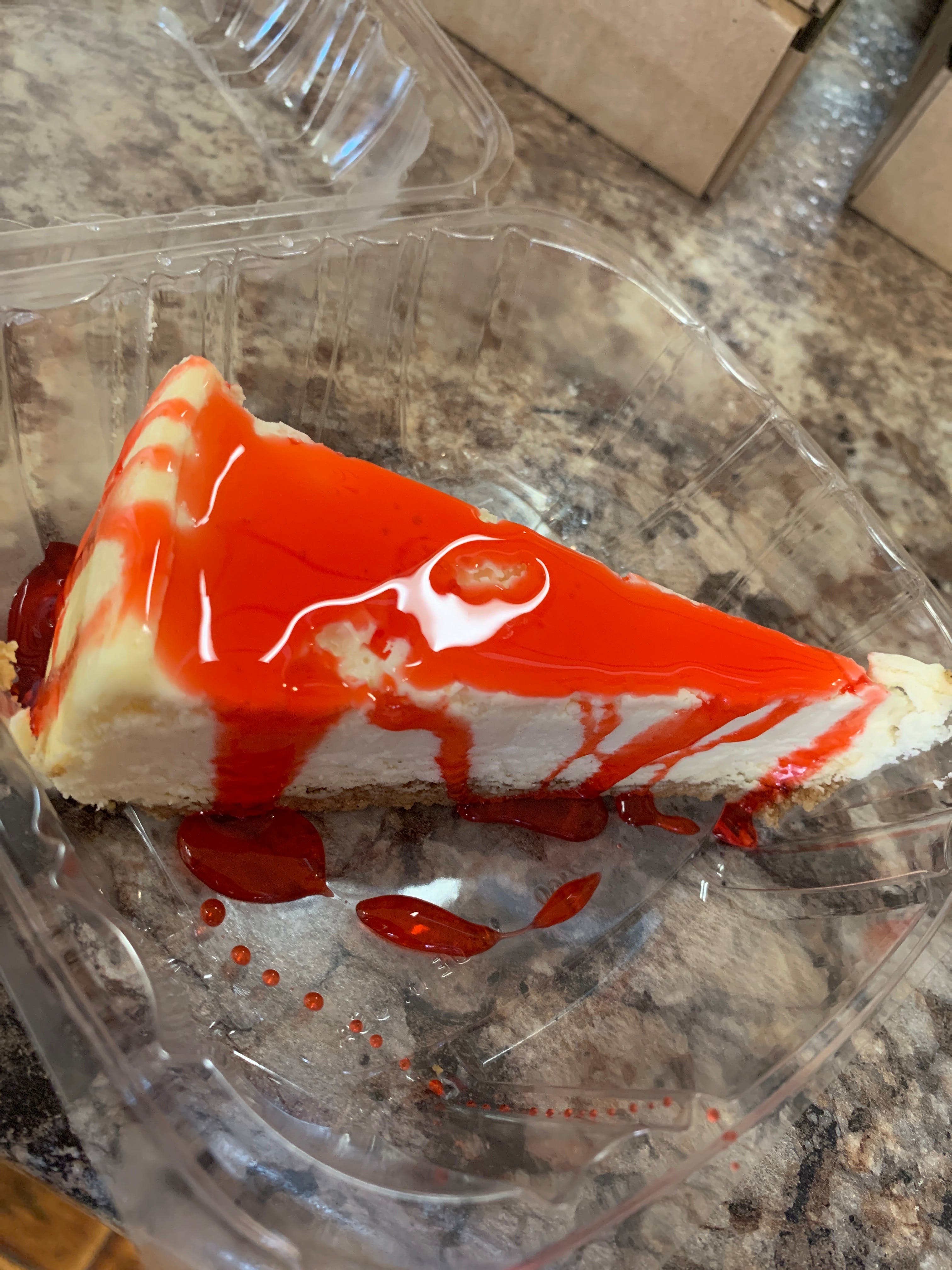 Order Strawberry Cheesecake - Desserts food online from Pizza Di Roma & Pasta store, Martin on bringmethat.com