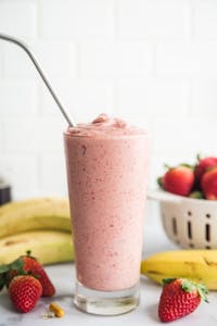 Order Strawberry Banana Smoothie food online from 'sippi Sippin' Coffee Llc store, Tupelo on bringmethat.com