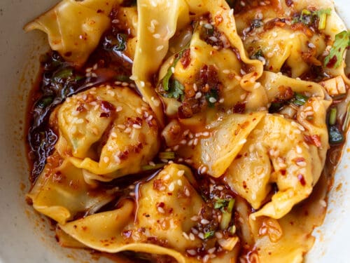 Order Szechuan Wonton food online from New Hing Hing Kitchen store, Mineola on bringmethat.com
