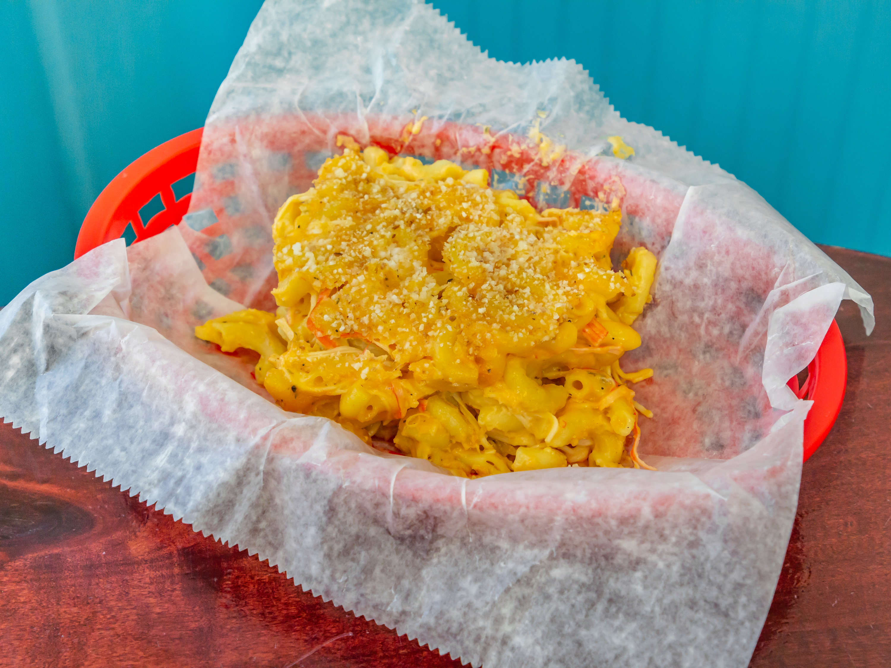 Order Crab Mac and Cheese (Small) food online from Ballistic Shrimp store, Albany on bringmethat.com