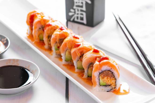 Order Spicy Girl Roll food online from Sumo Japanese Restaurant store, Wenatchee on bringmethat.com