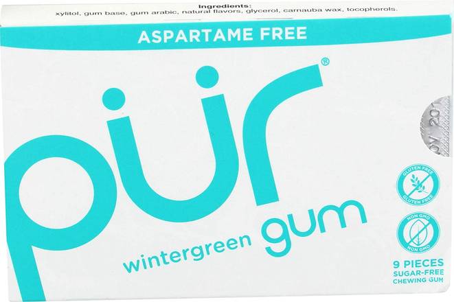 Order Pur Wintergreen Gum food online from Deerings Market store, Traverse City on bringmethat.com