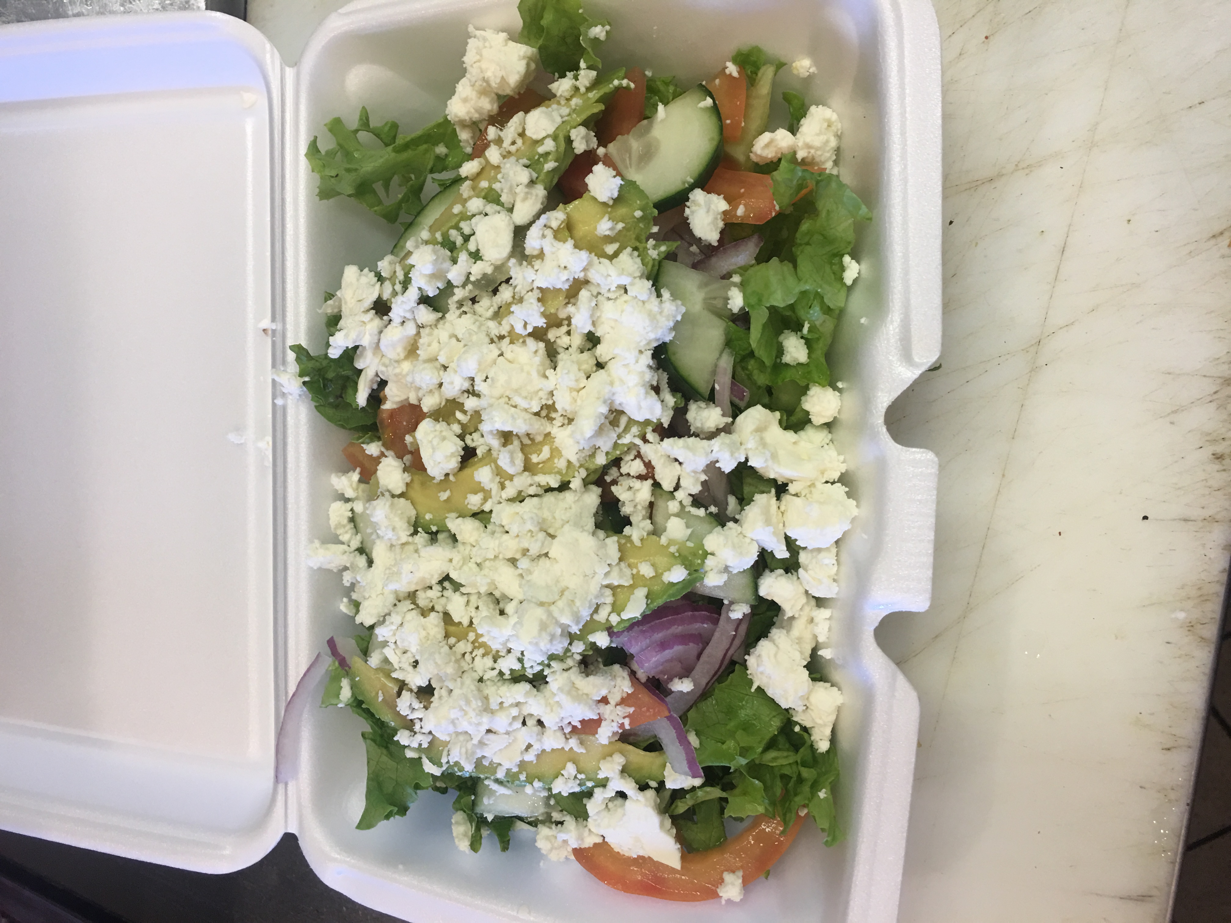 Order Tossed Greens Salad food online from The Bagel Shack store, Lake Forest on bringmethat.com