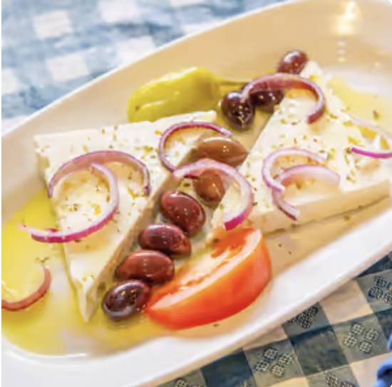 Order Imported Greek Feta Cheese and Olives food online from Athenian Greek Cuisine store, Merrillville on bringmethat.com
