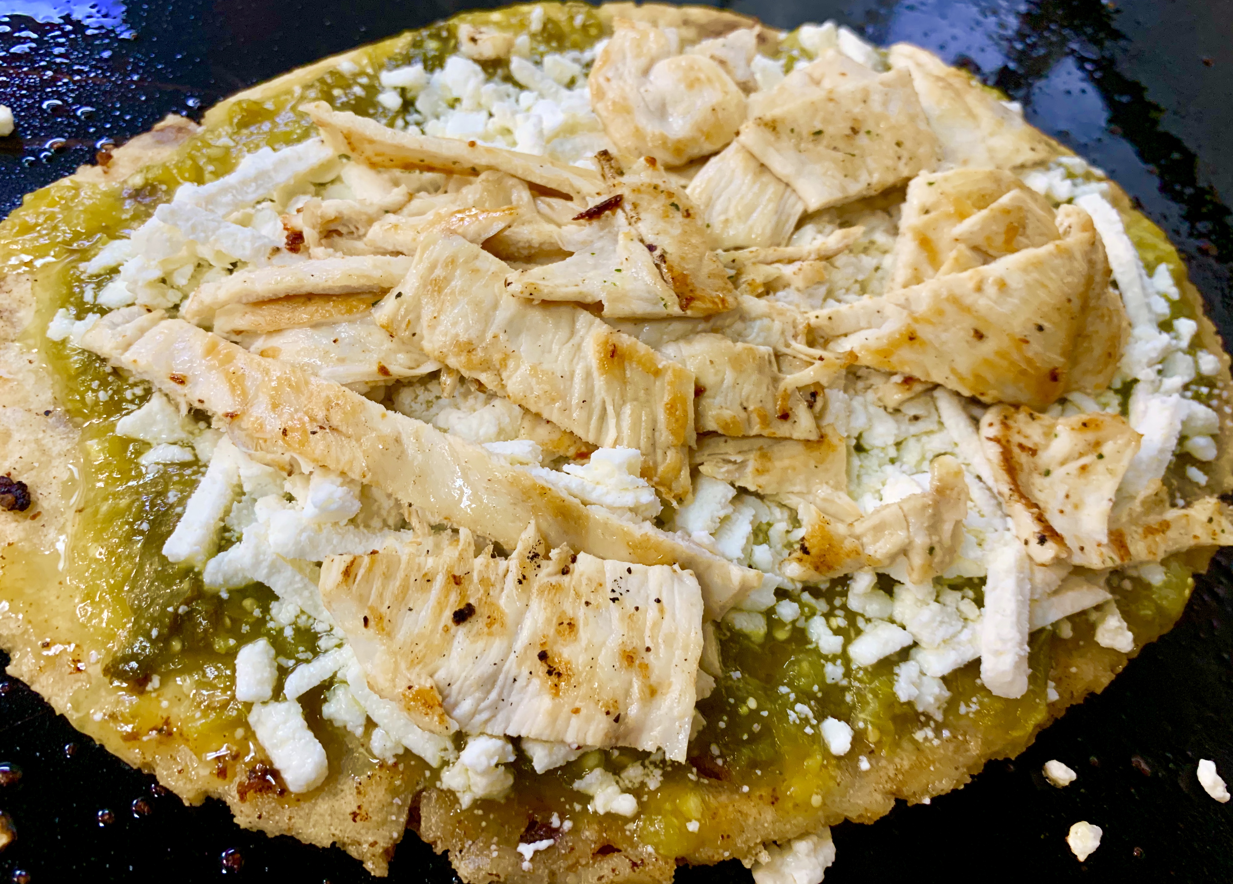 Order Grilled Chicken Huarache food online from Rincon Mexicano store, Houston on bringmethat.com