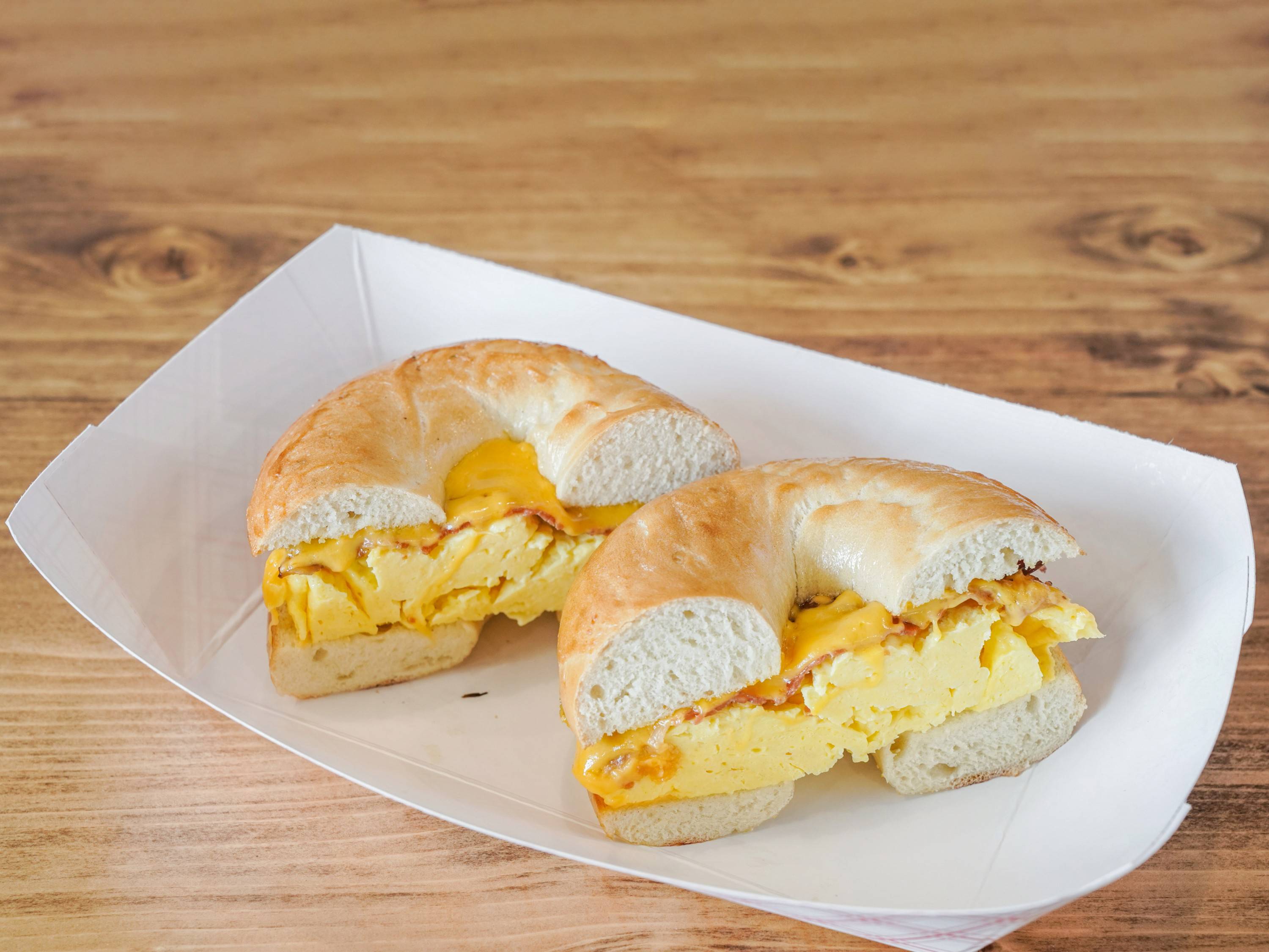 Order Lowers Bagel Sandwich with Meat food online from The Bagel Shack store, Dana Point on bringmethat.com