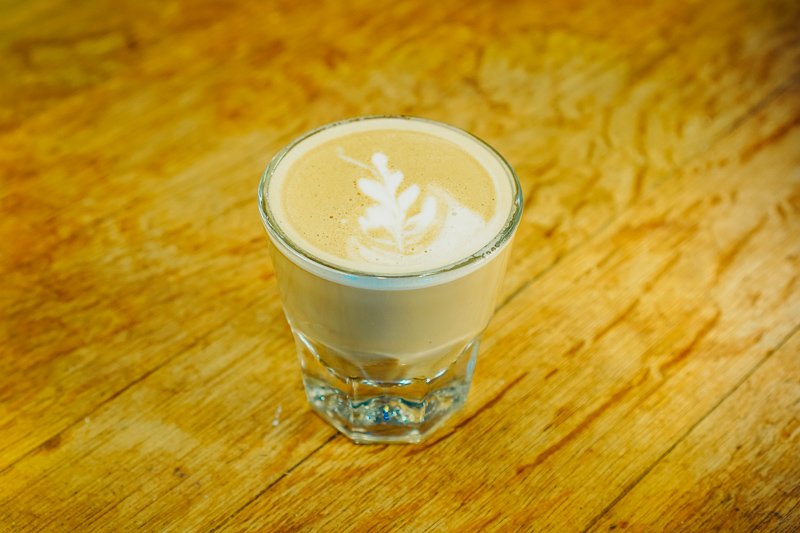 Order Cortado (4 oz.) food online from Barriques - Monroe St store, Madison on bringmethat.com