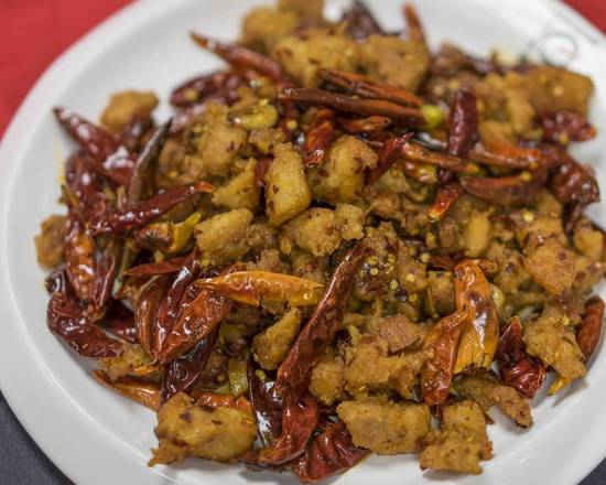 Order 601. Chef's Special Dry Chili Chicken food online from Lao Sze Chuan store, Chicago on bringmethat.com