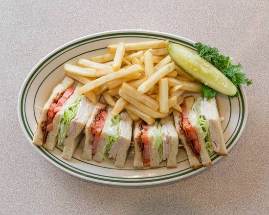 Order Club Sandwich food online from Spires Restaurant store, Ontario on bringmethat.com