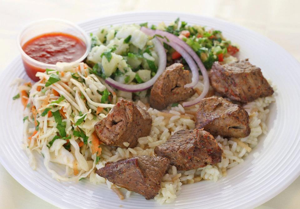 Order Steak Kabob food online from Siunik Armenian Grill store, Glenview on bringmethat.com