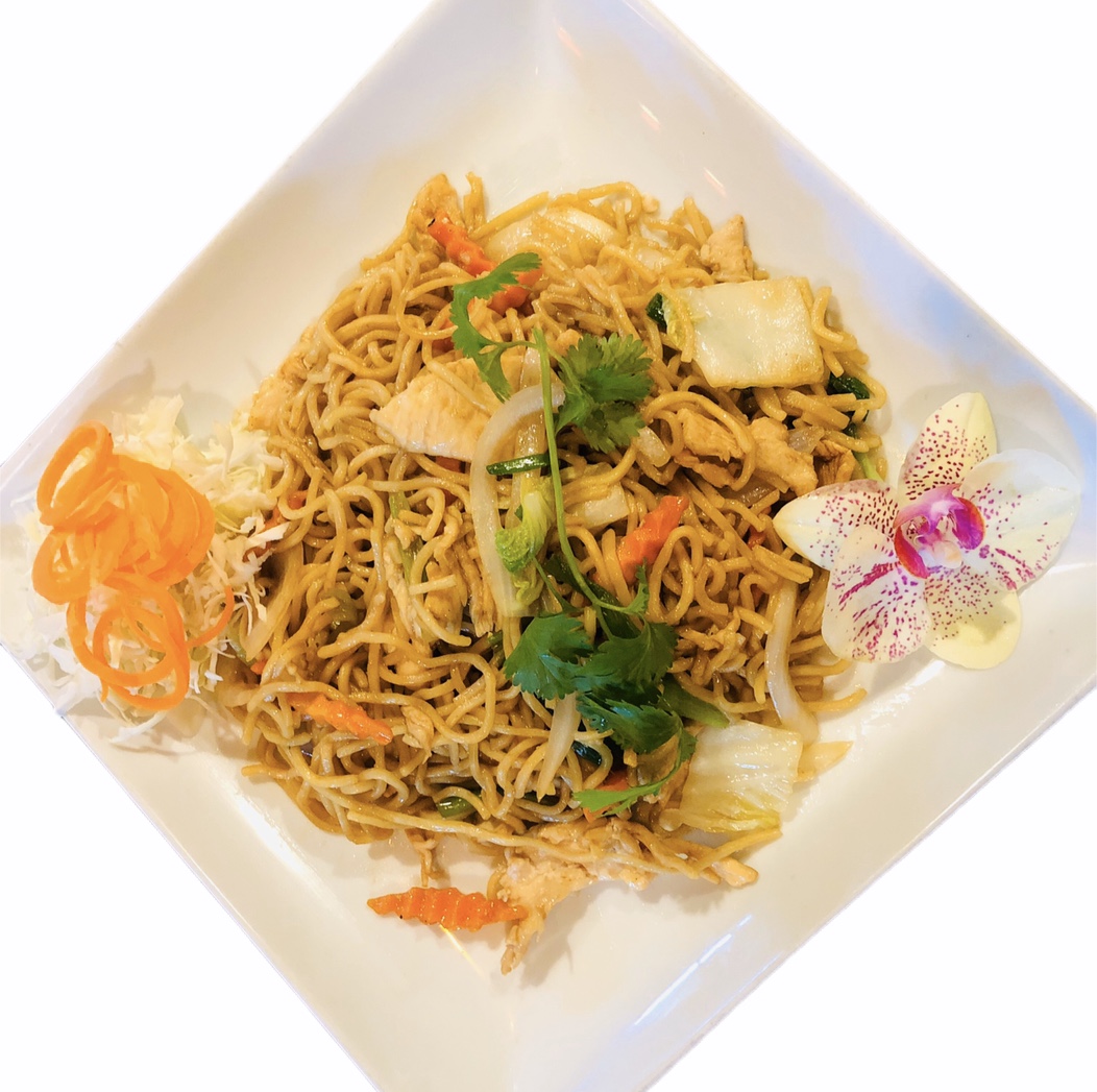 Order N8. Lo-mein  food online from Bangkok Orchid Thai Restaurant store, Irving on bringmethat.com