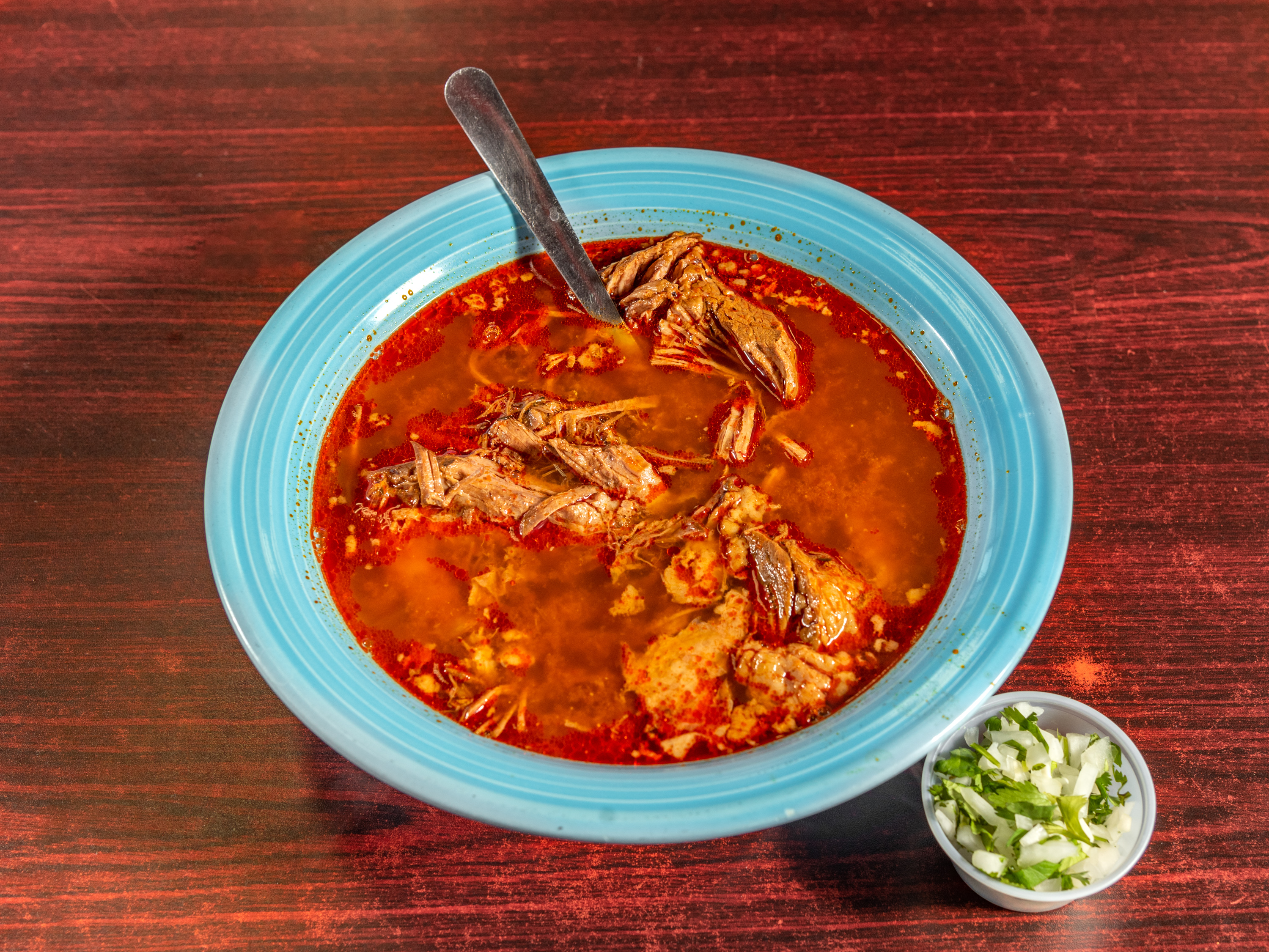 Order Birria Soup food online from Forasteros Mexican Food store, Albuquerque on bringmethat.com
