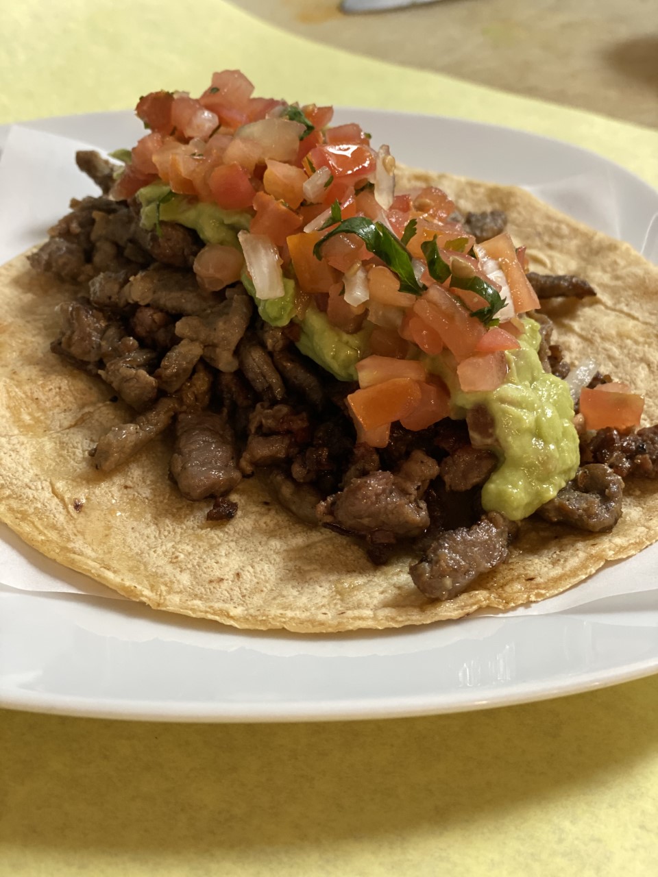 Order 36. Carne Asada Taco food online from Sorianas Mexican Food store, Santee on bringmethat.com