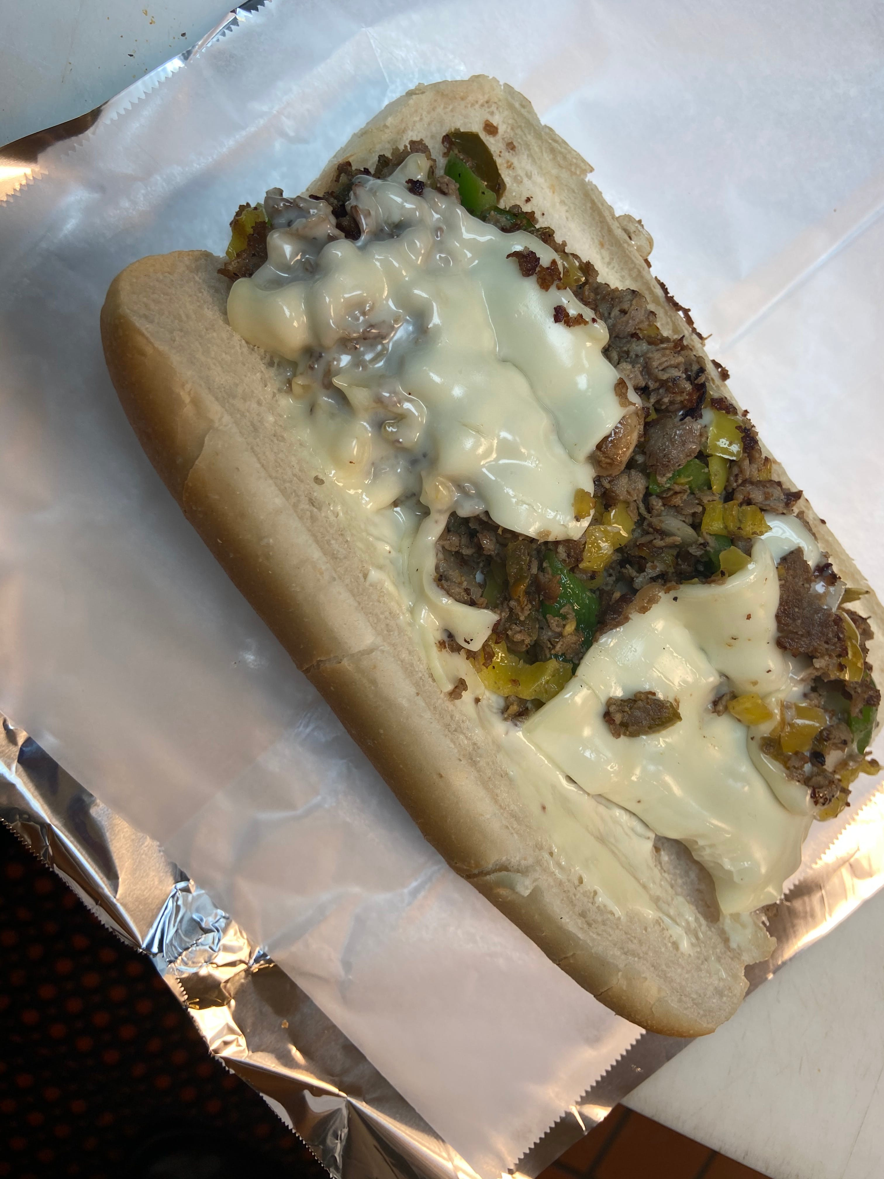 Order Cheese Steak Special Sub - 8'' food online from Bejta's Pizza & Subs store, Greensboro on bringmethat.com