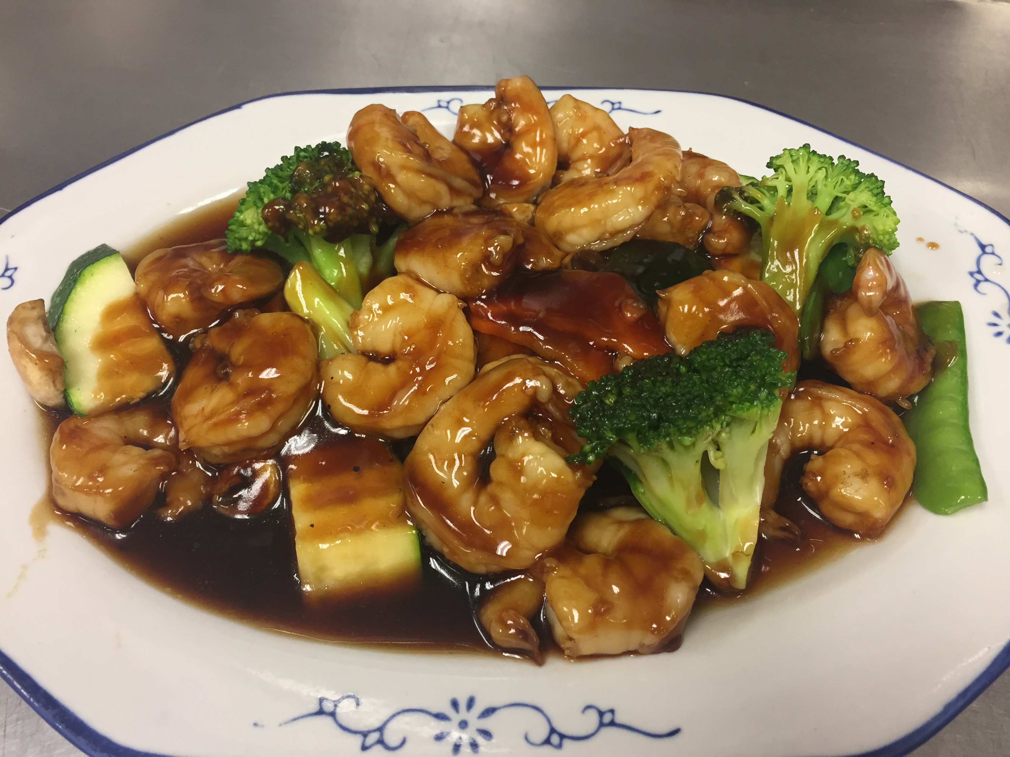 Order Teriyaki Shrimp food online from Lucky Buddha Asian Restaurant store, Goodyear on bringmethat.com