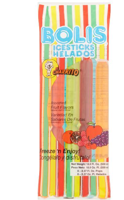 Order Fruit Flavors Icesticks, 8pk food online from Windy City Liquor Market store, El Cajon on bringmethat.com