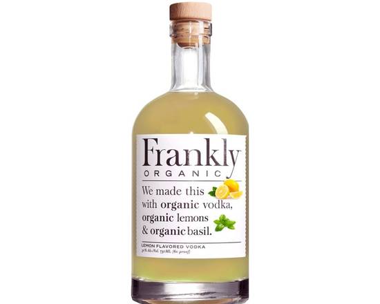 Order Frankly Organic, Lemon Flavored Vodka · 750 mL  food online from House Of Wine store, New Rochelle on bringmethat.com