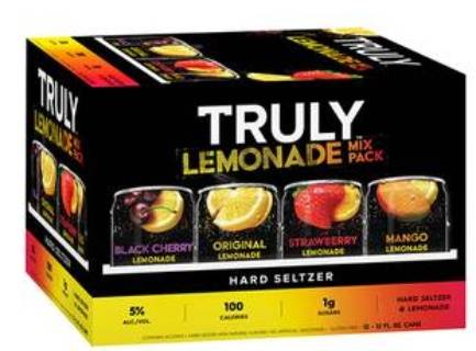 Order  Truly Hard Seltzer Lemonade Variety  | 12 x 12oz Cans food online from Red Rock Liquor store, Ridgecrest on bringmethat.com