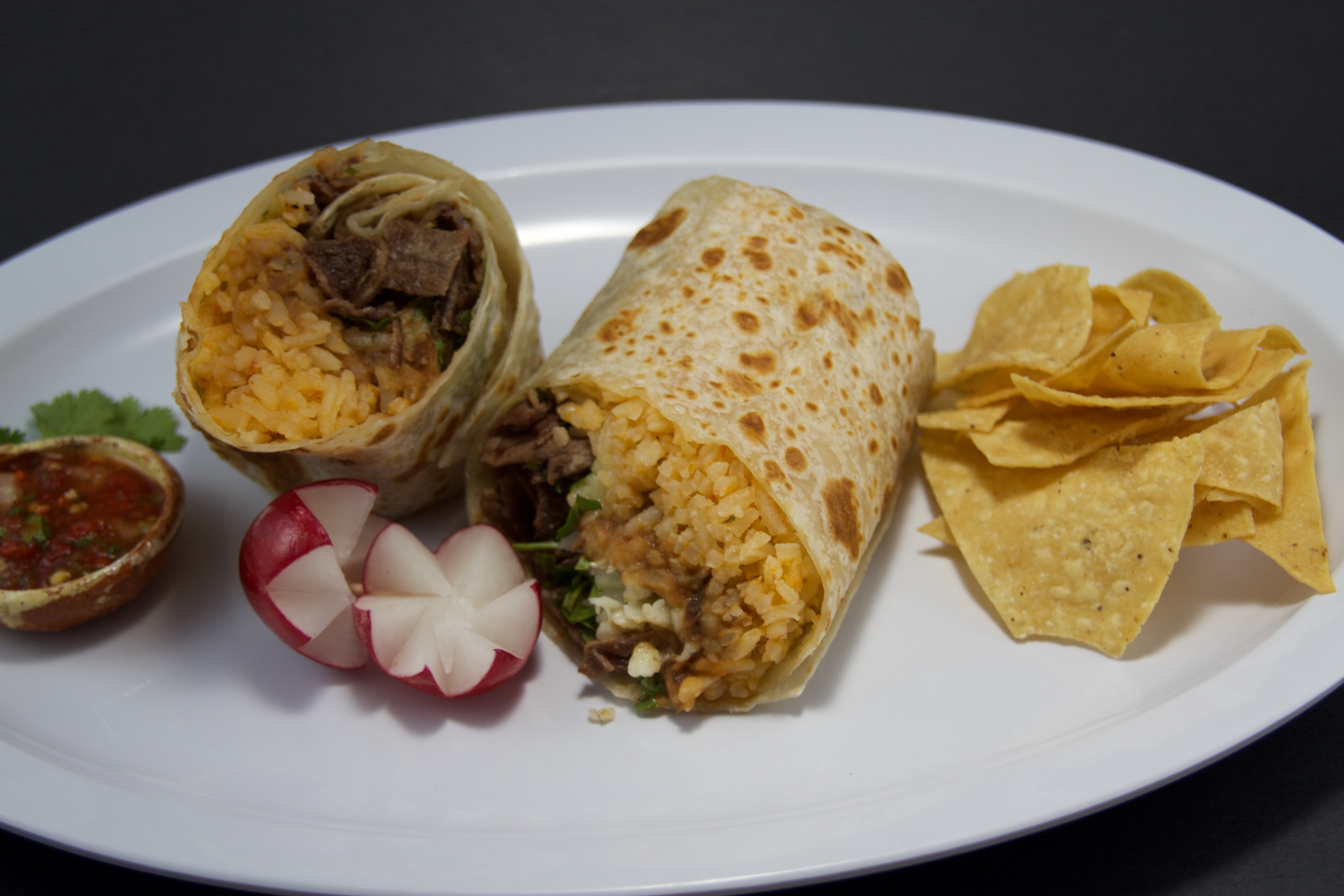 Order Asada Burrito food online from Metro Balderas Restaurant store, Los Angeles on bringmethat.com
