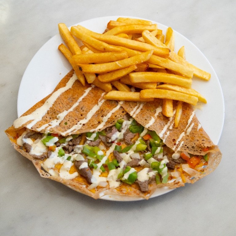 Order Barcelona Crepe food online from K's Crepes & Cafe store, Sunnyvale on bringmethat.com