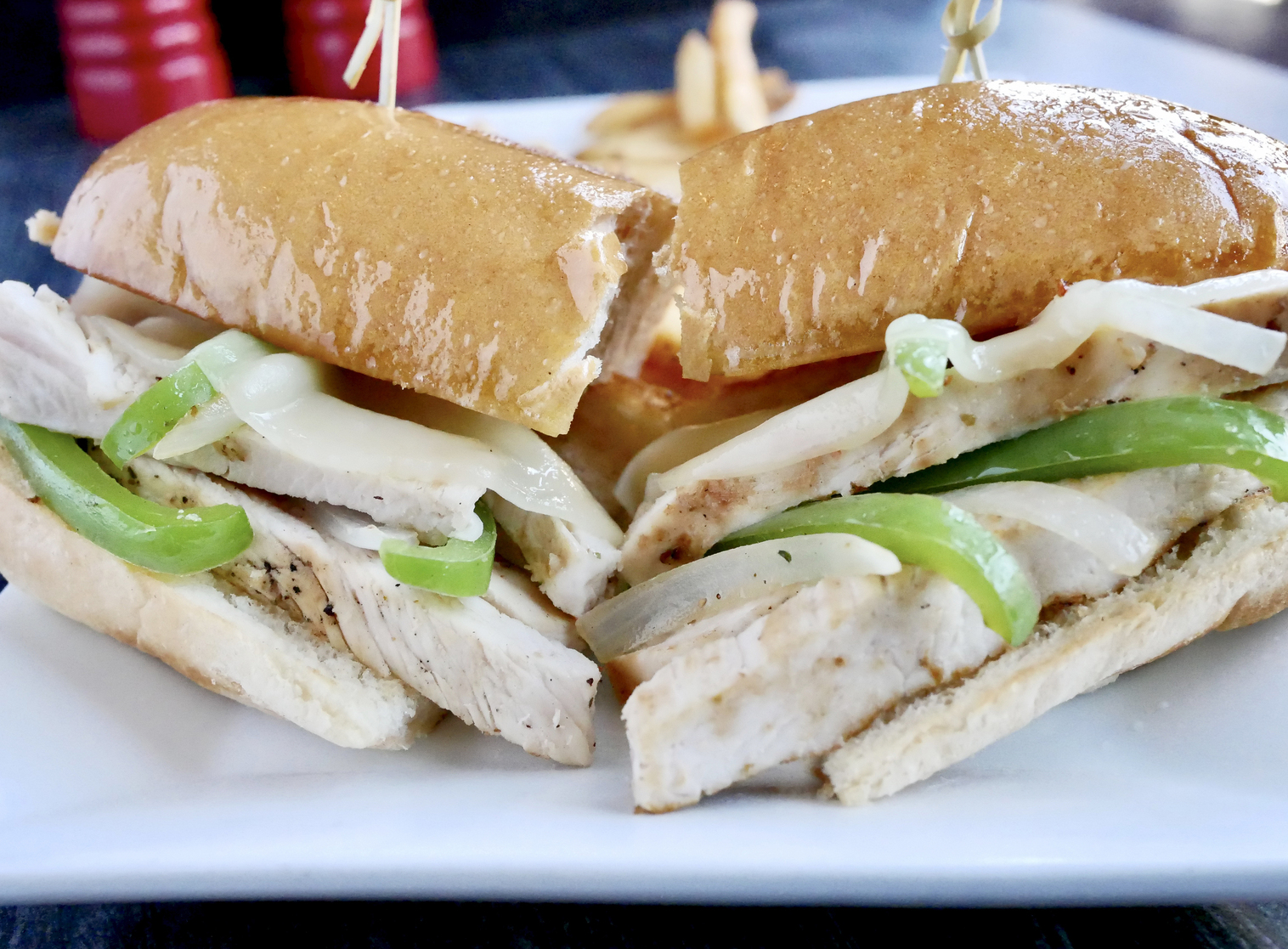 Order Chicken Philly Cheese food online from Kocky Bar & Grill store, Fresno on bringmethat.com