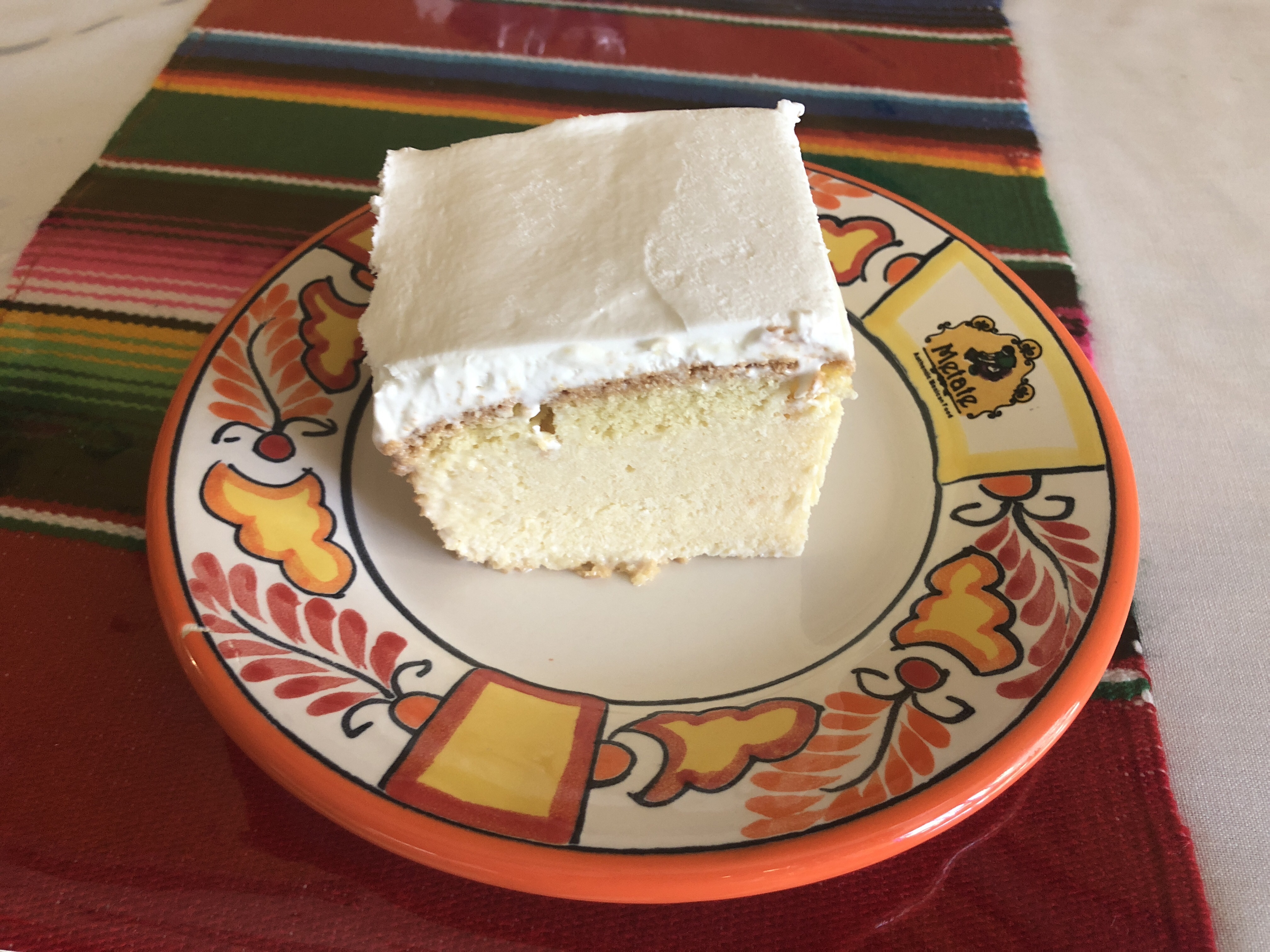 Order Tres leches cake food online from Metate store, Yonkers on bringmethat.com