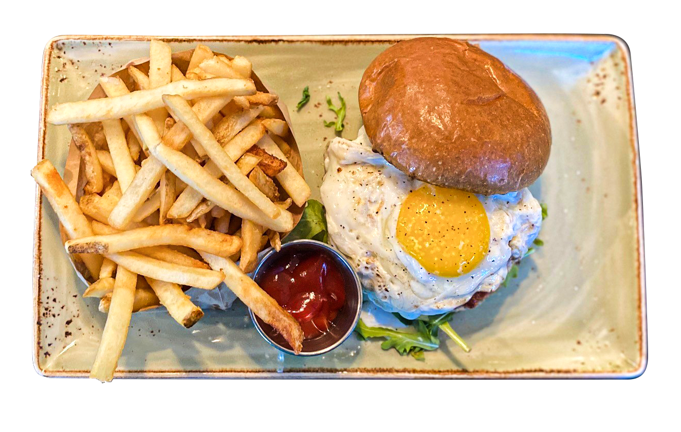 Order What Came First Turkey Burger food online from Public School 818 store, Sherman Oaks on bringmethat.com