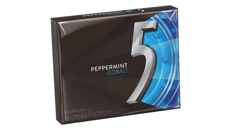 Order 5 Cobalt Peppermint Sugar Free Gum food online from Shell Rock Spring store, Bel Air on bringmethat.com