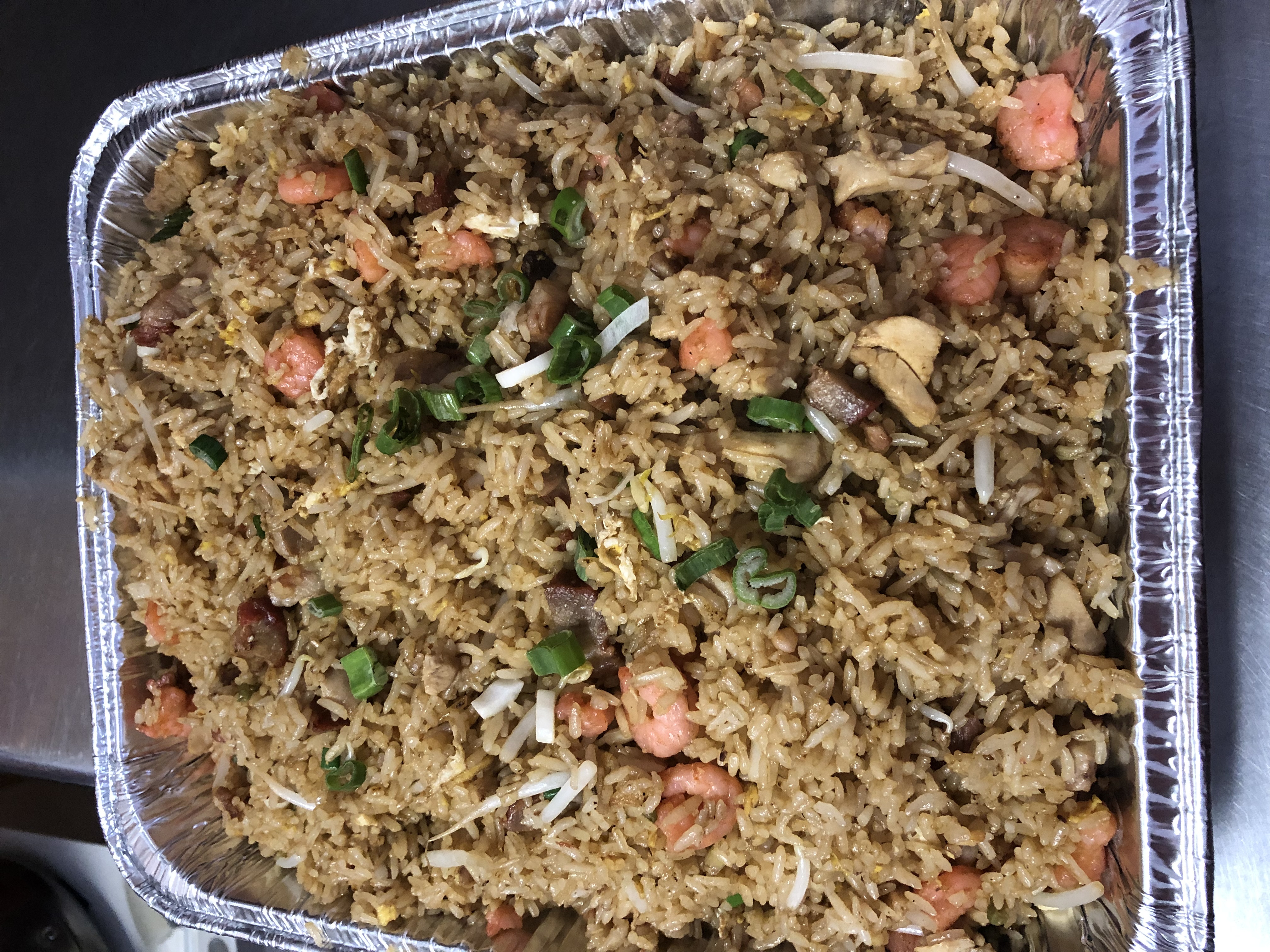 Order Fried Rice Party Tray food online from Great Wall Chinese Restaurant store, Western Springs on bringmethat.com