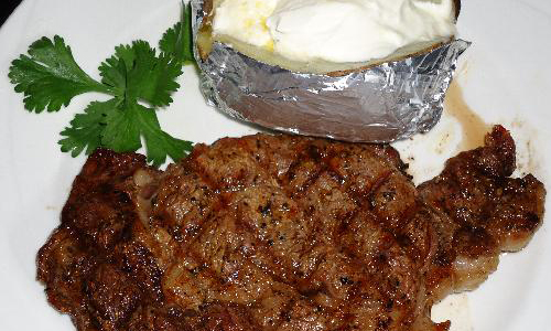 Order Rib Eye Steak food online from Original Mike Diner store, Elk Grove on bringmethat.com