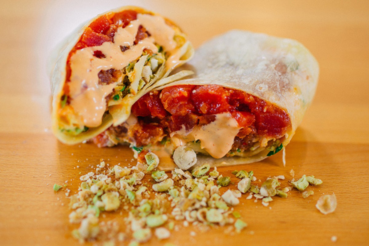 Order Aloha 808 Burrito food online from Spitfire Tacos store, San Diego on bringmethat.com