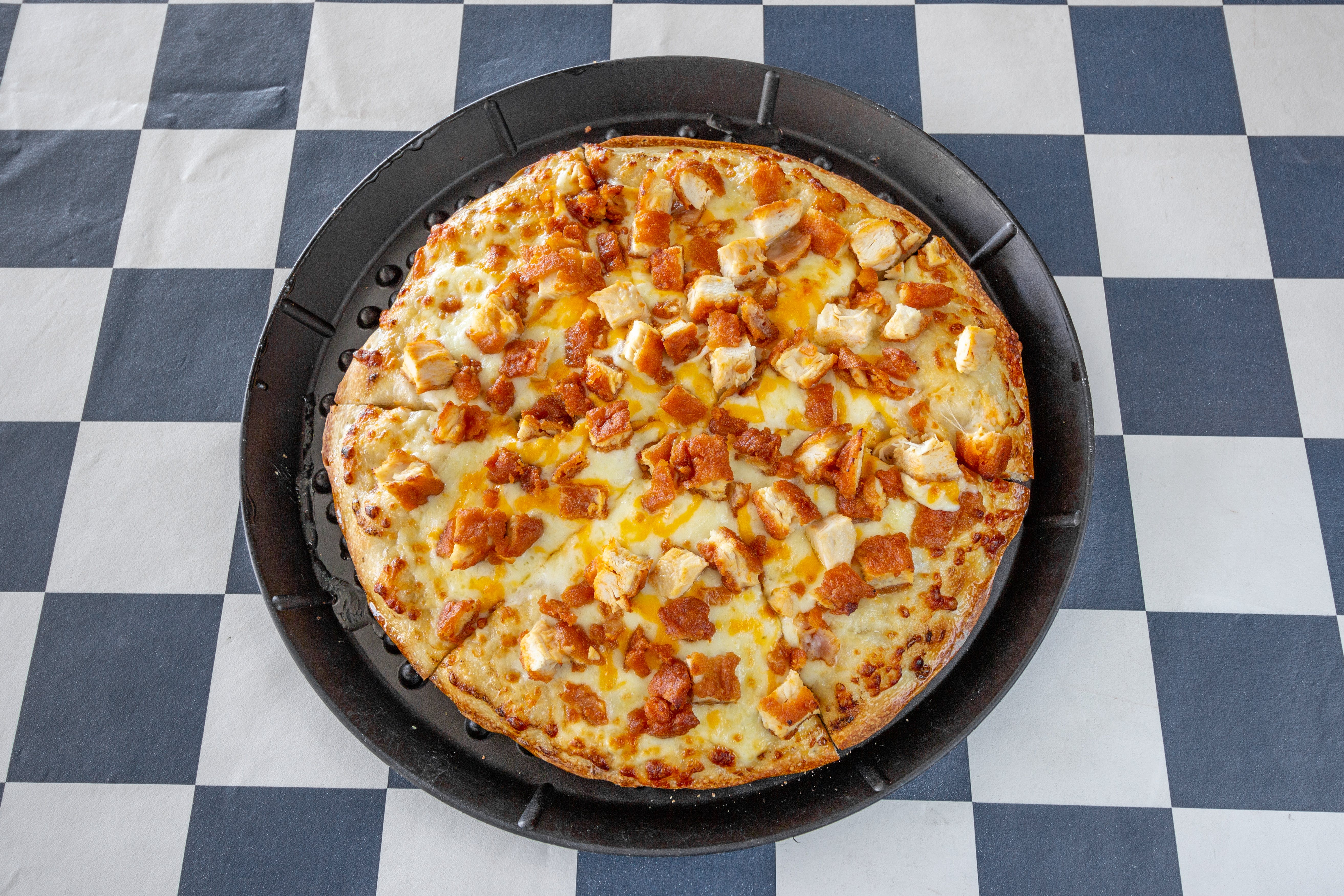 Order Chicken Finger Pizza - Personal 8'' food online from Besta Pizza store, Getzville on bringmethat.com