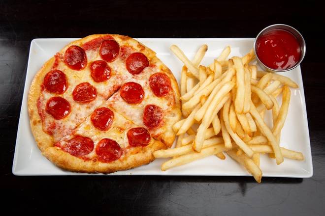 Order Kid's Pepperoni Pizza food online from Slice of Vegas store, Las Vegas on bringmethat.com