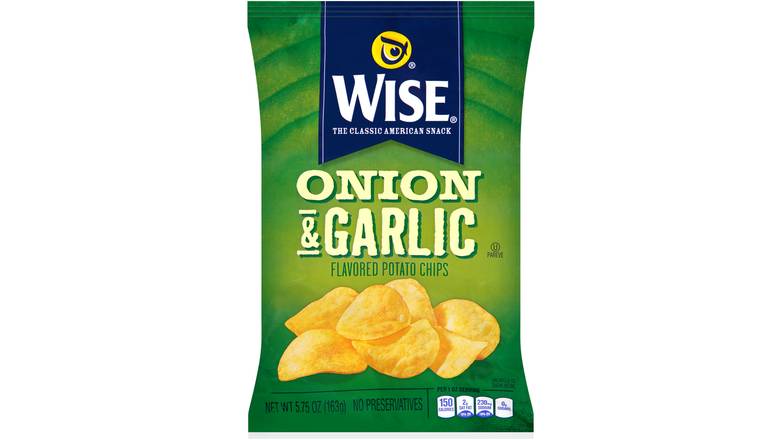 Order Wise Onion & Garlic Flavored Potato Chips food online from Route 7 Food Mart store, Norwalk on bringmethat.com