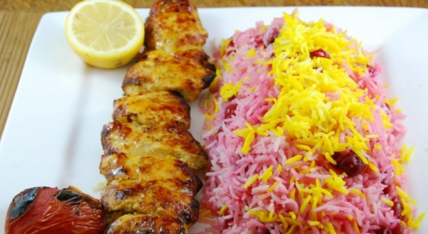 Order 32. Albalou Polo food online from Safir Mediterranean Cuisine store, Woodland Hills on bringmethat.com