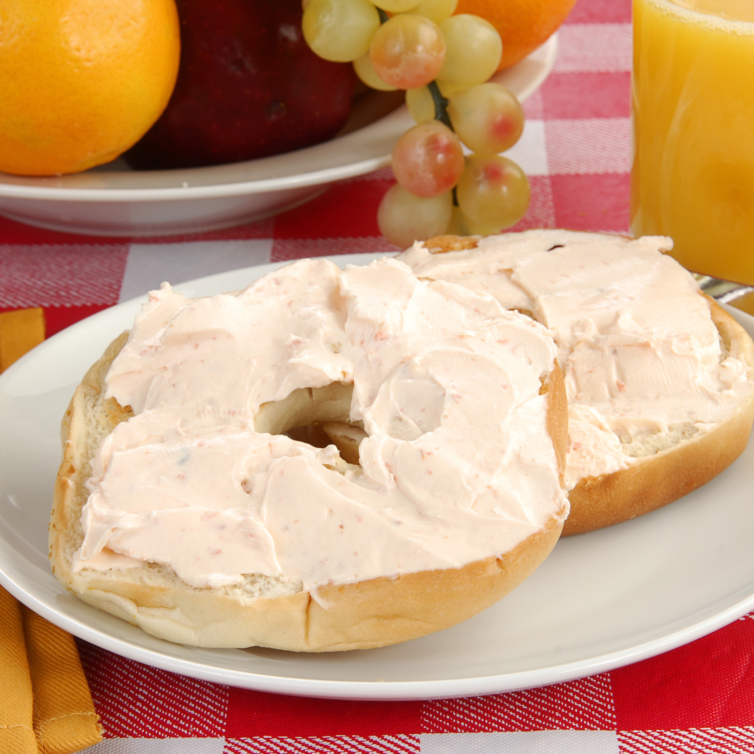 Order Bagel with Flavored Cream Cheese food online from West Bank Gourmet Deli store, New York on bringmethat.com