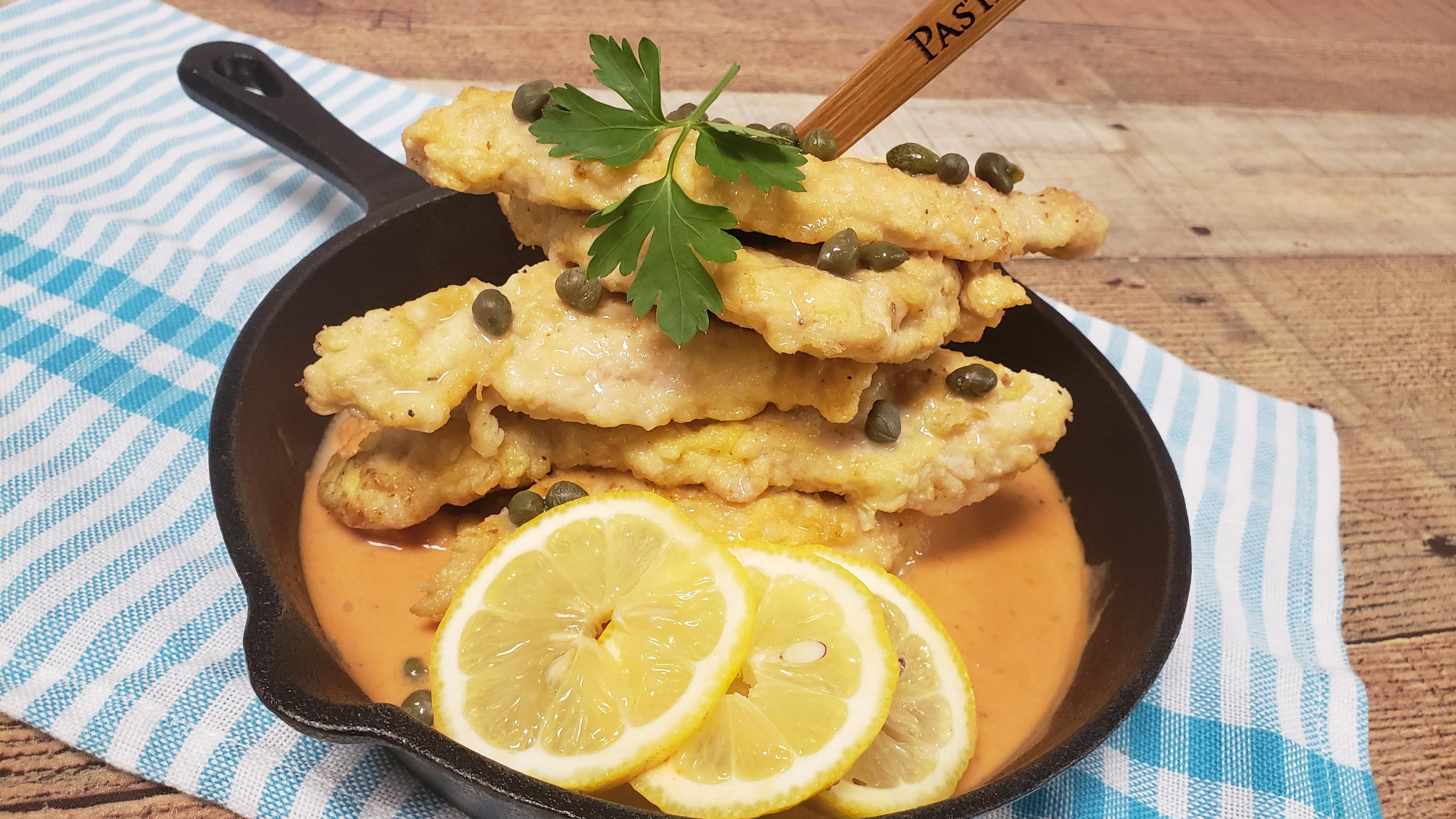 Order Chicken Piccata food online from Pasta Vita store, South Windsor on bringmethat.com