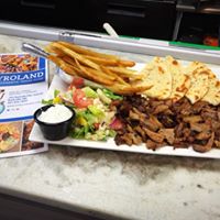 Order Gyros Beef and Lamb Open Face Sandwich food online from Gyroland store, Rockville on bringmethat.com