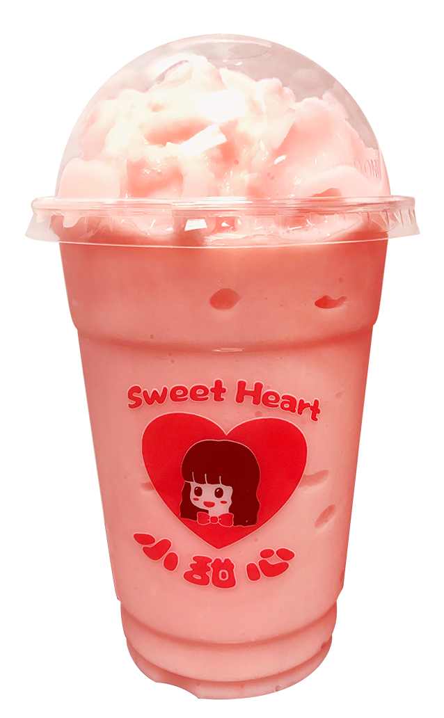Order Strawberry Smoothie food online from Sweet Heart store, Belmont on bringmethat.com