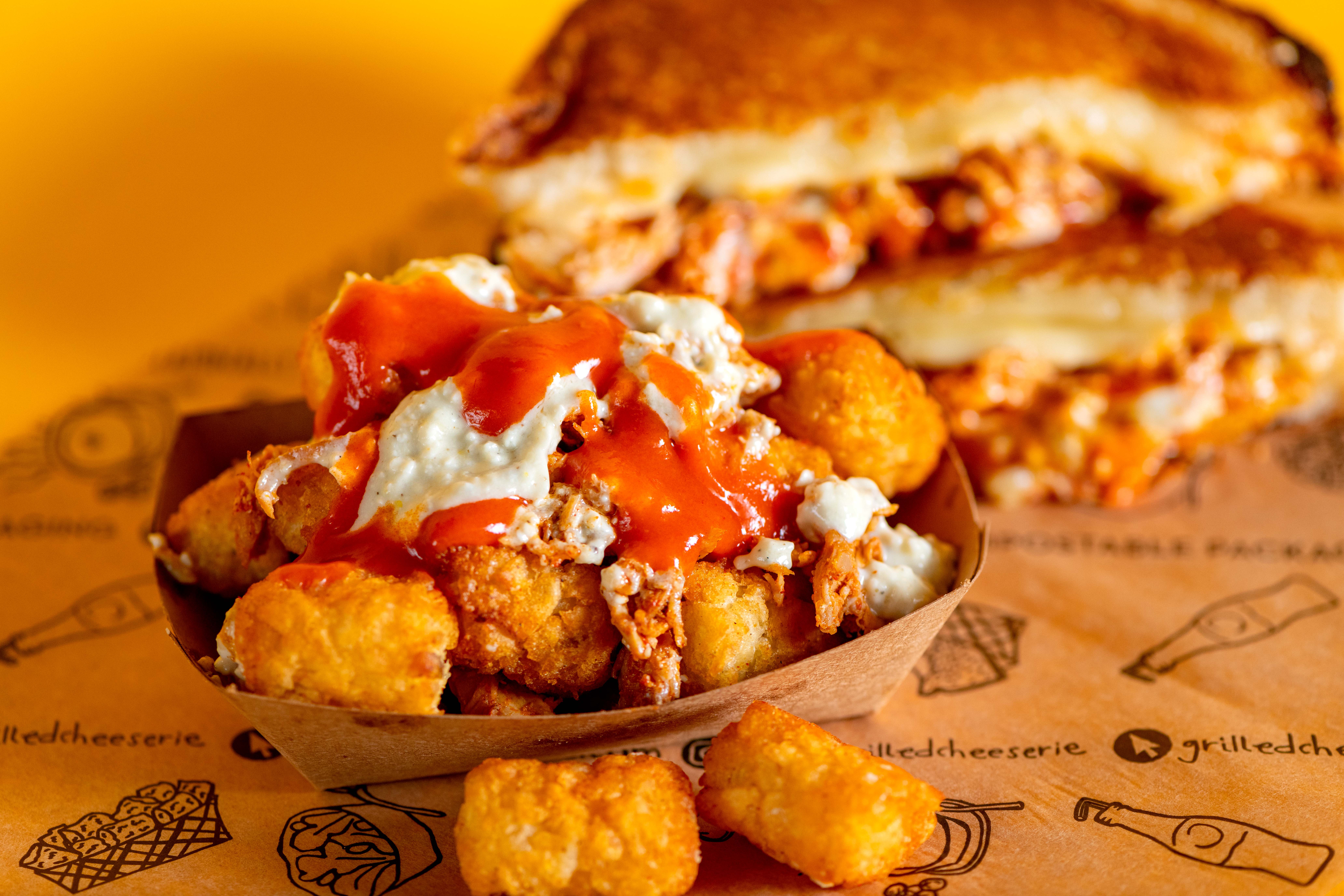 Order Buffalo Tots food online from The Grilled Cheeserie store, Nashville on bringmethat.com
