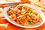 Order 4. Shrimp Lo Mein food online from Sunny Wok store, Dallas on bringmethat.com