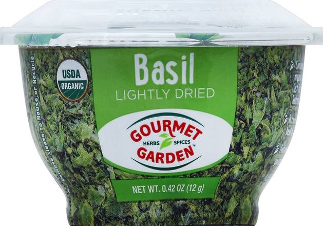 Order Gourmet Garden · Lightly Dried Basil (0.4 oz) food online from Albertsons store, El Cajon on bringmethat.com